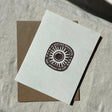 Happy Birthday Greeting card with a sun design 
