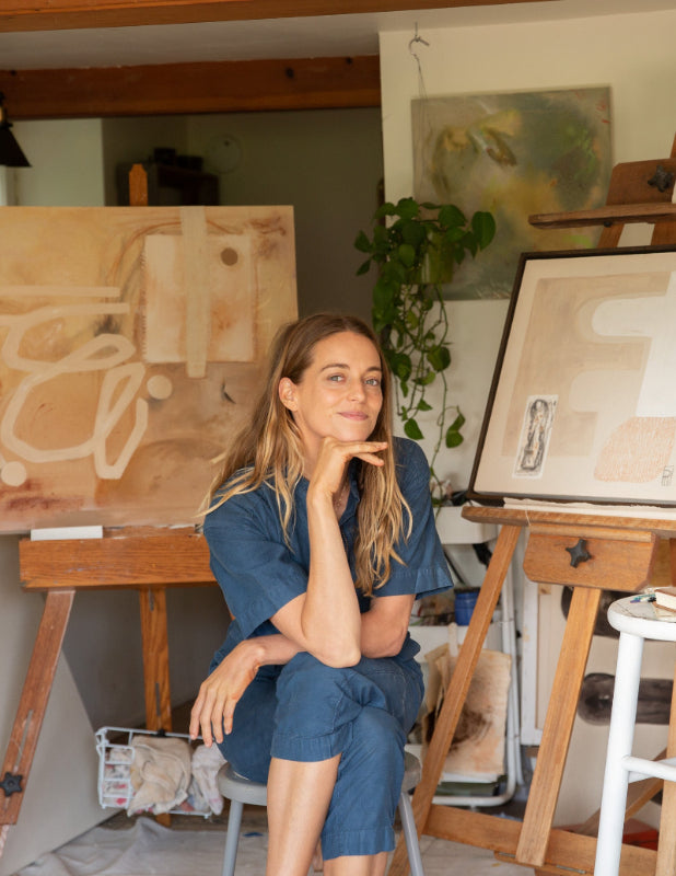 fine art abstract painter Danielle Hutchens