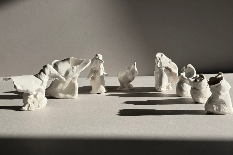 David Duncan Livingston at Poet and the Bench_Free Bird_Porcelain Sculptures