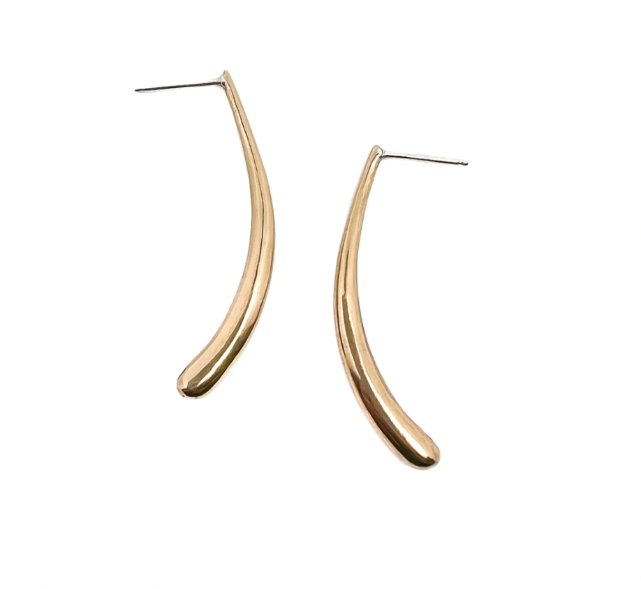 Elina Peduzzi Jewelry / Earrings / Curved Drop