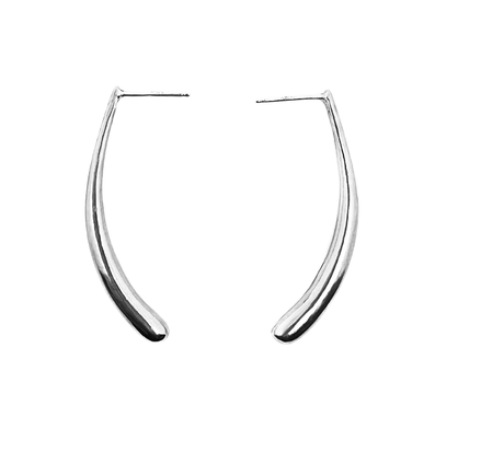 Elina Peduzzi Jewelry / Earrings / Curved Drop