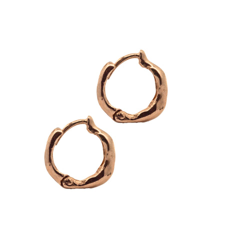 Tilda Huggie Hoops 14K Gold Click in Place