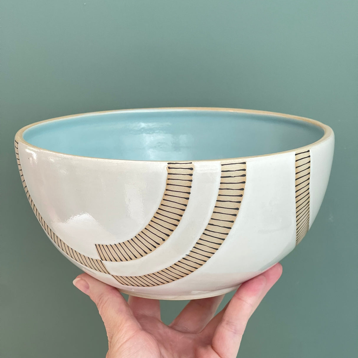 Julems / Ceramics / Bowl / Tracks and Eggshell Glaze