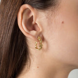 Siri Hansdotter / Earrings / Idun Floral Hoops