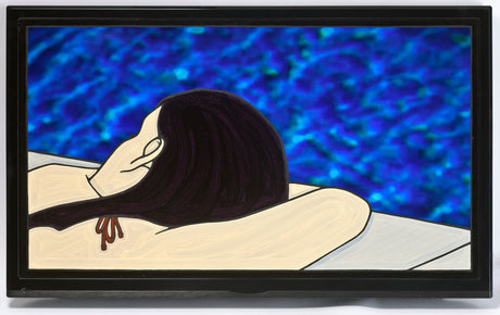 Pool #24 is from Fairfax-based Jeffrey Palladini's Hotel Series in monitor format with original video loop.