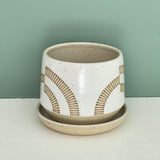 The Netherlands Ceramicist Julems Ceramics planter and saucer design