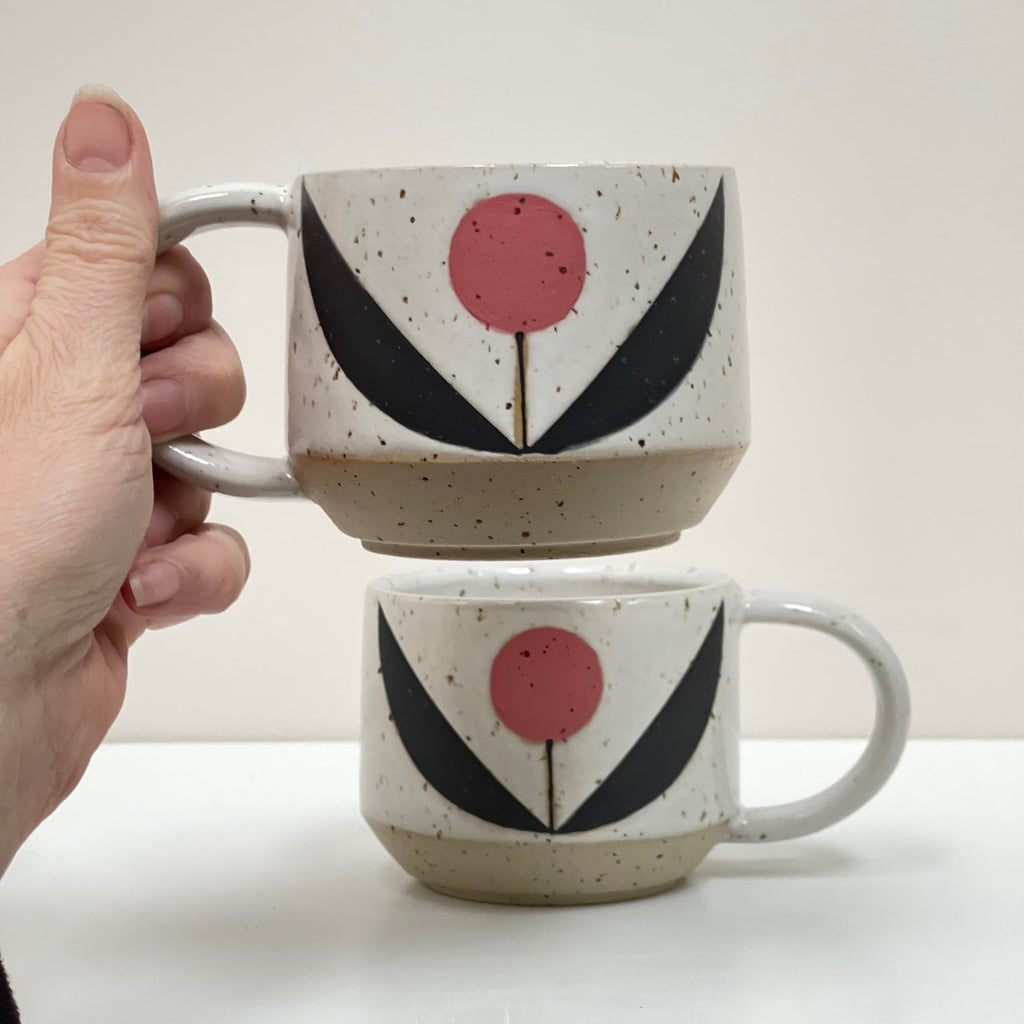 Julems / Ceramics / Mugs / Pink Flower