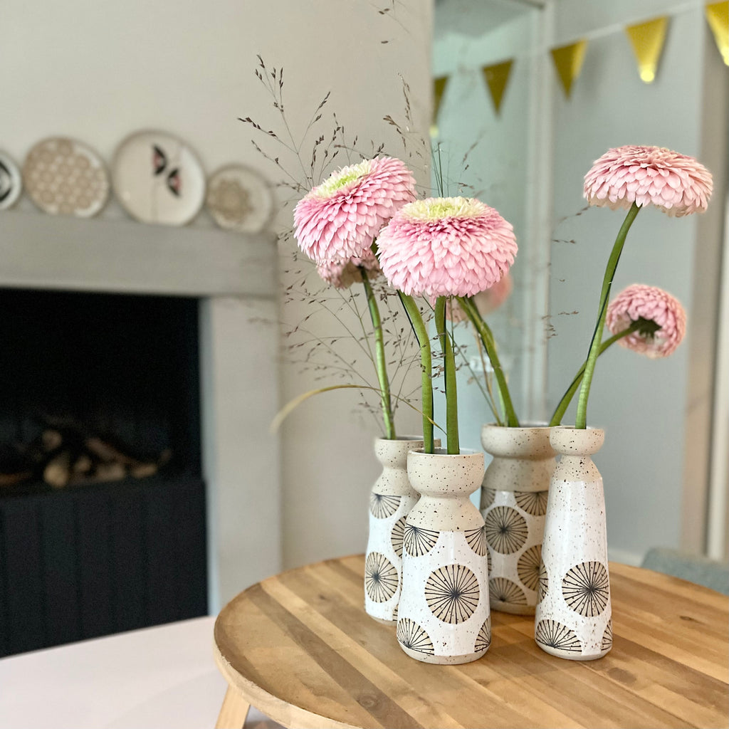 Julems / Ceramics / Vase / Radial Flowers