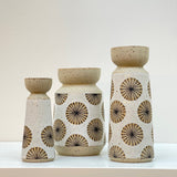 Julems / Ceramics / Vase / Radial Flowers