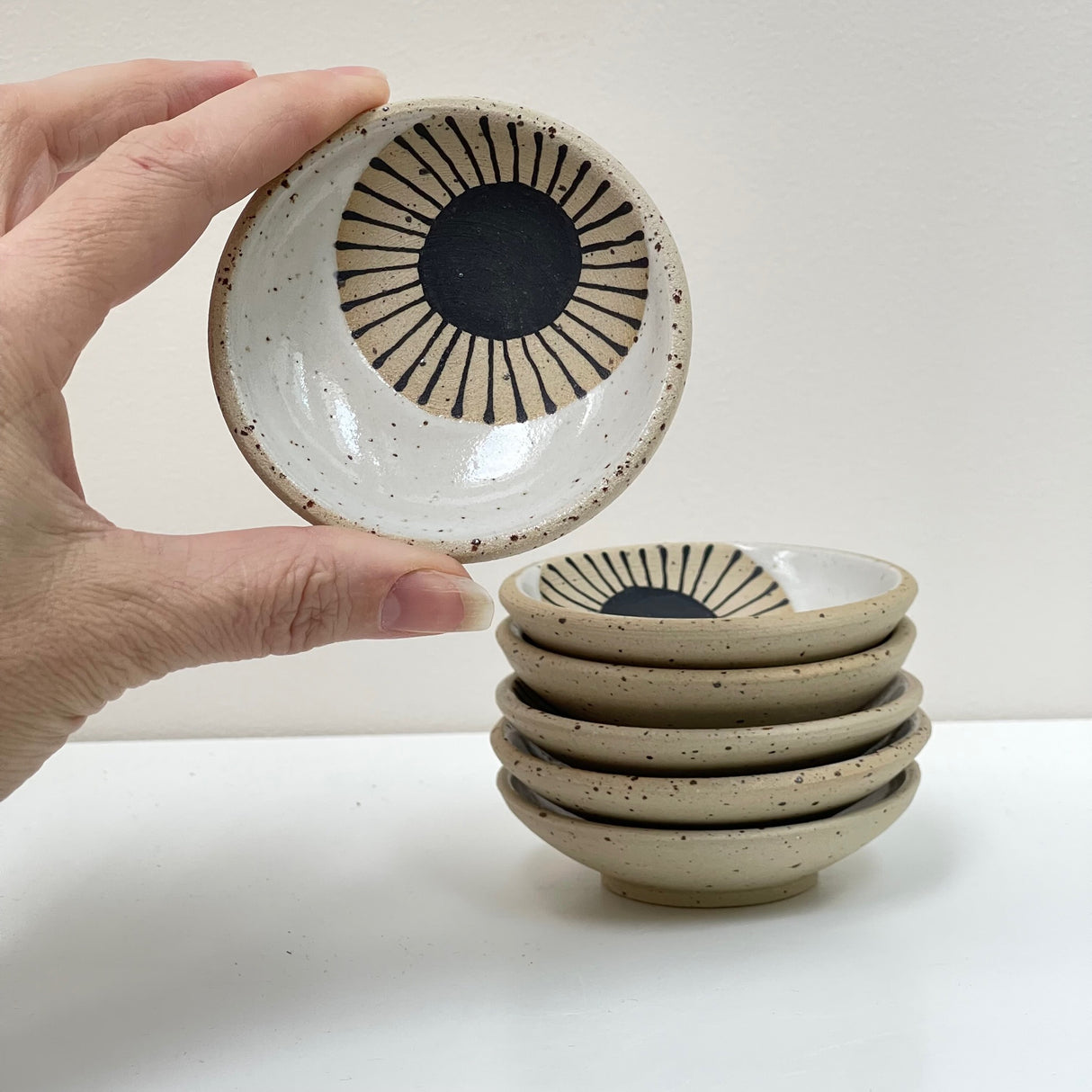 Julems / Ceramics / Small Dish / Black Sun