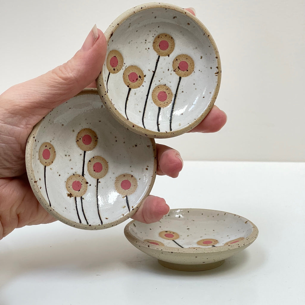 Julems / Ceramics / Small Dish / Flower Buds
