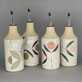 Julems / Ceramics / Oil Vinegar Bottle / Flowers Various