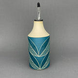 Julems / Ceramics / Oil Vinegar Bottle / Sgraffito Lines Various