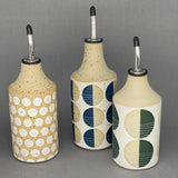 Julems / Ceramics / Oil Vinegar Bottle / Circles Various