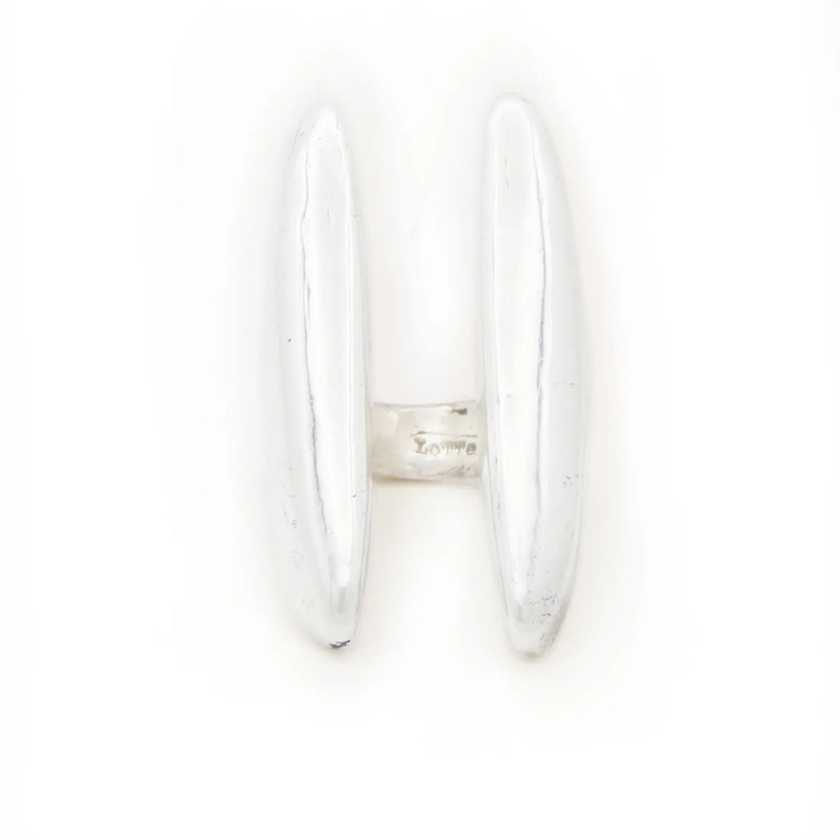 Lotte Leopard Jewelry / Rings / Open Double Bar Long Sulis Ring