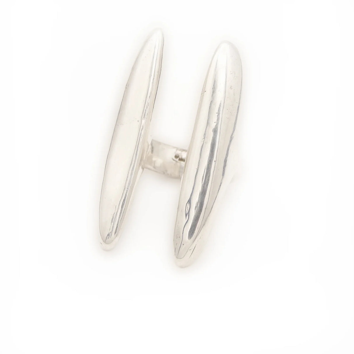 Lotte Leopard Jewelry / Rings / Open Double Bar Long Sulis Ring