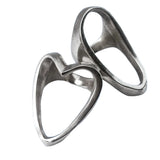 Lotte Leopard Jewelry / Rings / Open Oval Brunel