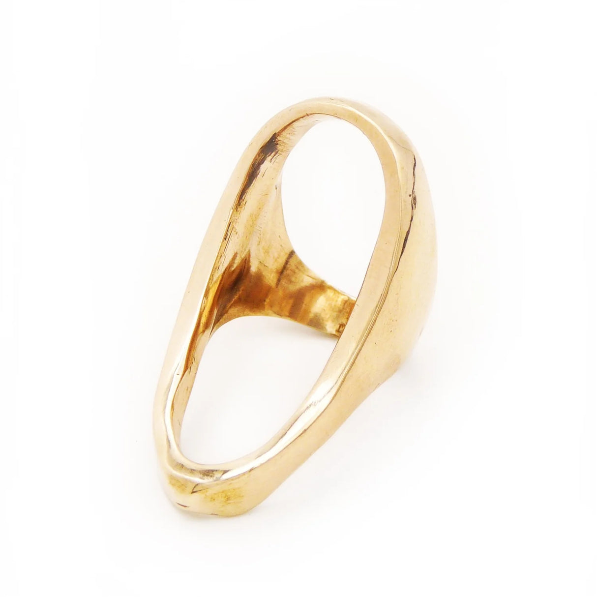 Lotte Leopard Jewelry / Rings / Open Oval Brunel