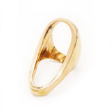 Lotte Leopard Jewelry / Rings / Open Oval Brunel