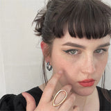 Lotte Leopard Jewelry / Rings / Open Oval Brunel