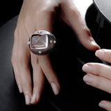 Mariella Pilato / Ring / Crystal and Pearls Rising Light