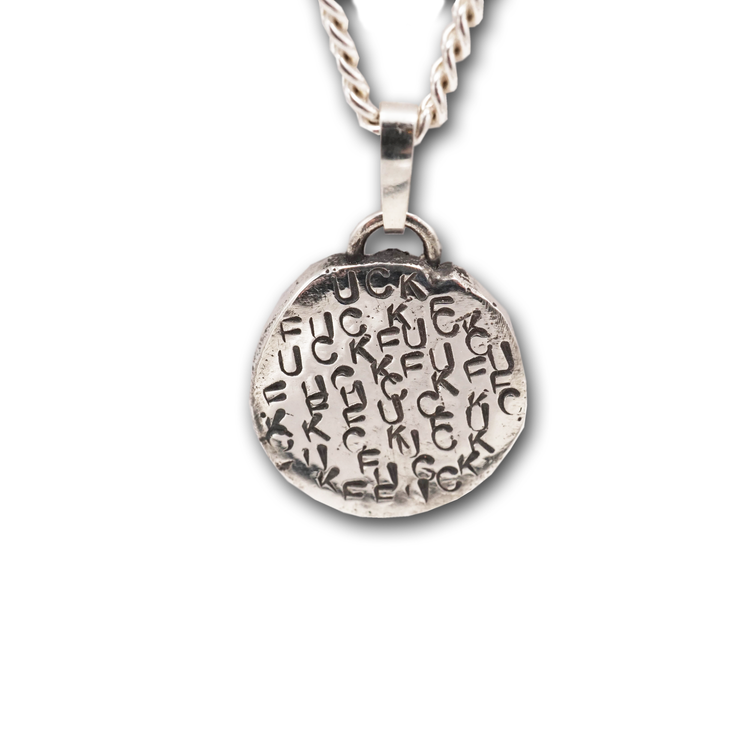Metal Atelier / Necklace / Iggy F-Stamped Medallion