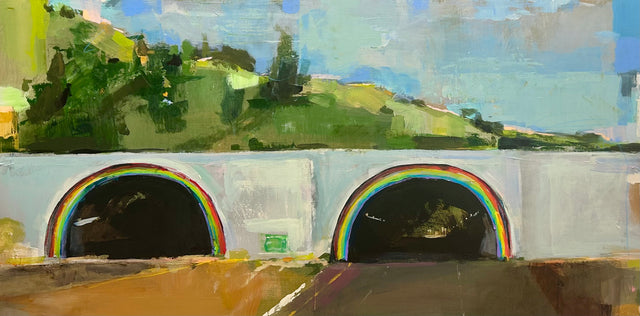 The Robin Williams Tunnel, formerly known as the Waldo Tunnel and often called the "Rainbow Tunnel," is located on US Route 101 in Marin County, California, just north of the Golden Gate Bridge. It was officially renamed in 2016 to honor the late comedian and actor who lived in nearby Tiburon. 