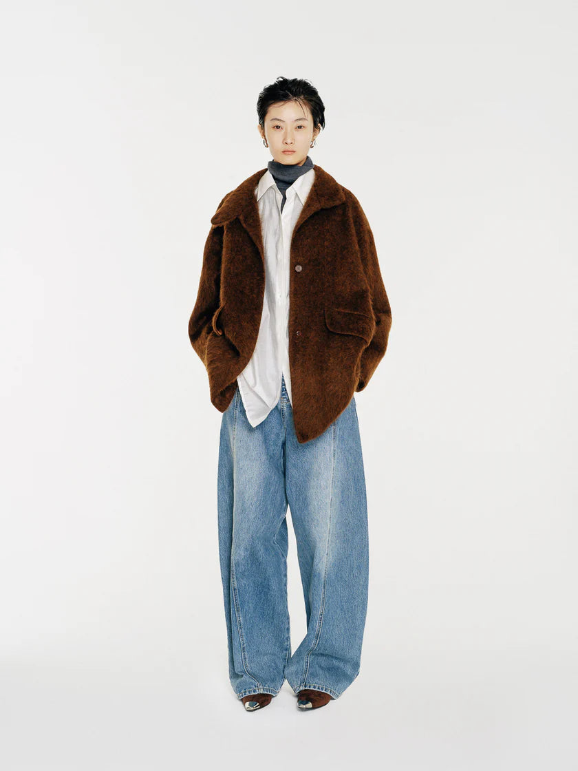 Mute by JL / Apparel / Outerwear / Arden Brushed Wool-Cashmere Coat