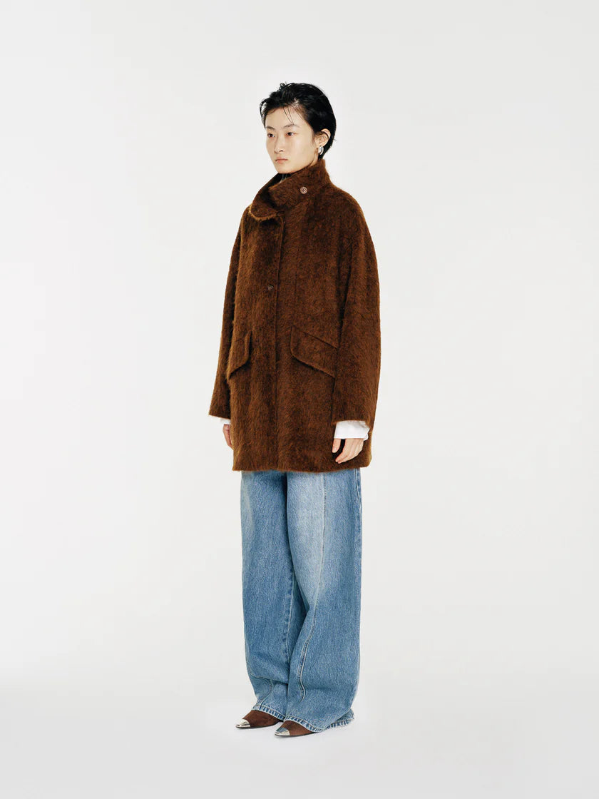 Mute by JL / Apparel / Outerwear / Arden Brushed Wool-Cashmere Coat