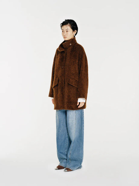 Mute by JL / Apparel / Outerwear / Arden Brushed Wool-Cashmere Coat