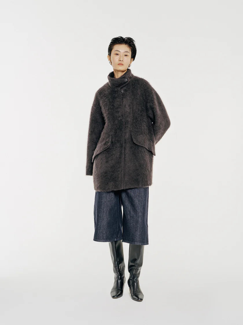 Mute by JL / Apparel / Outerwear / Arden Brushed Wool-Cashmere Coat