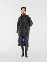 Mute by JL / Apparel / Outerwear / Arden Brushed Wool-Cashmere Coat