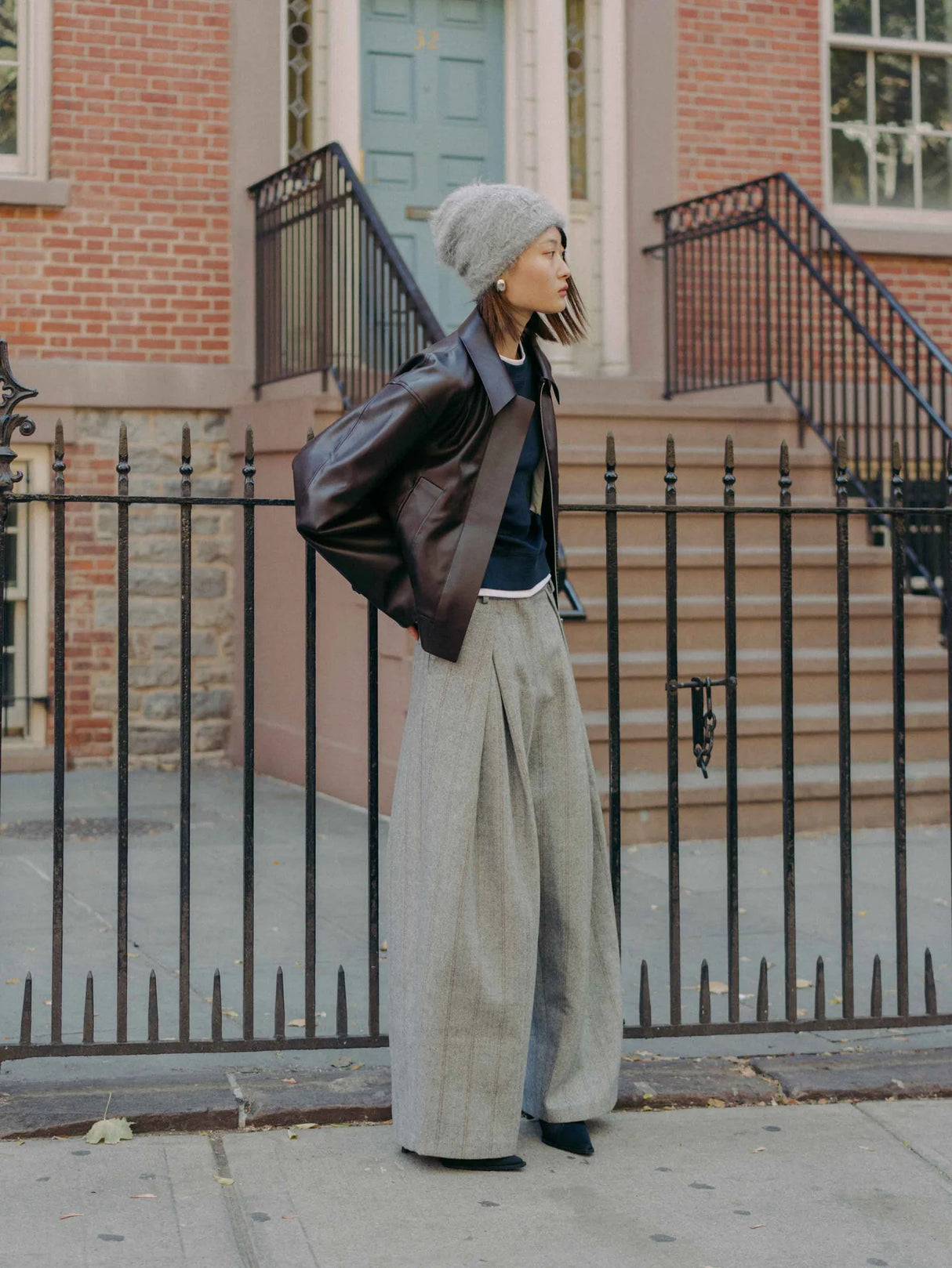 Mute by JL / Apparel / Outerwear / Cooper Vegan Leather Cropped Jacket