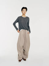 Mute by JL / Apparel / Sweater / Sora Two Tone Wool Blend Knit