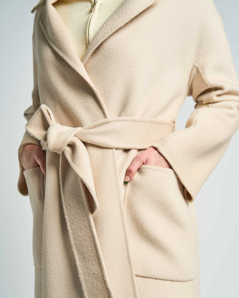 Mute by JL / Apparel / Outerwear / Crystal Double Faced Cashmere Coat