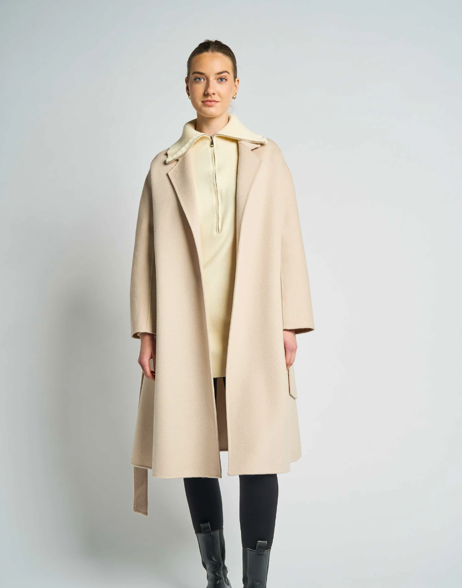 Mute by JL / Apparel / Outerwear / Crystal Double Faced Cashmere Coat