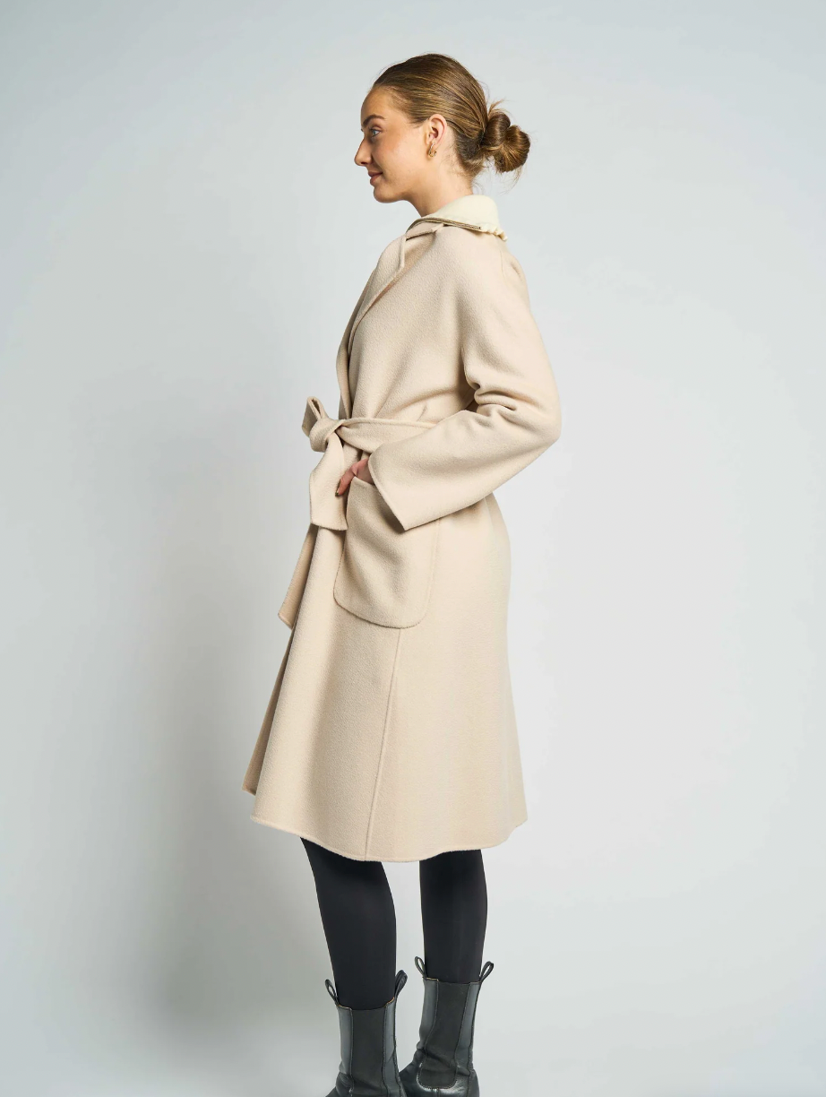 Mute by JL / Apparel / Outerwear / Crystal Double Faced Cashmere Coat