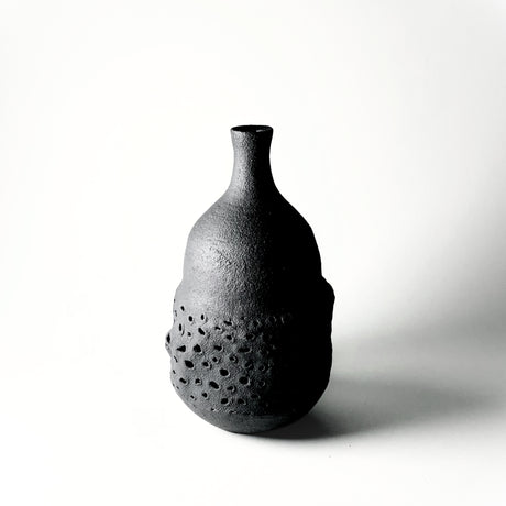 Organic Folds Vase. From the Desert Rising collection, inspired by the resilient plants of the desert, their forms, textures, surprising variety, and their tough defenses of spikes and thorns. 