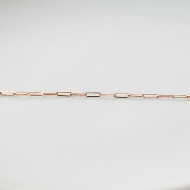 Permanent Jewelry Micro Paperclip Link Chain