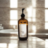 No 11 aromatic hydrating body lotion with 70% organic ingredients is deeply nourishing and luxurious botanical recipe that leaves your skin feeling balanced, supple, and refreshed. Use after our No 11 shower gel