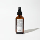 Back label ingredients of earthy floral and spicy no 11 room mist. Travel to a floral garden with a rich combination of sensual notes. No 11 is composed of a certified clean fragrance blend with notes of: Jasmine, sweet pea, white rose, tree barks, sandalwood, vanilla, ambrette, tobacco and black pepper in a base that sprays dry and silky smooth