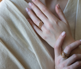 Siri Hansdotter / Ring / Einar Wavy Stacking Band