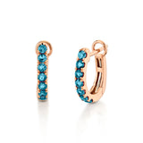 Stone Theory Fine Jewelry / Hoops / Gemstone Hinged Huggies