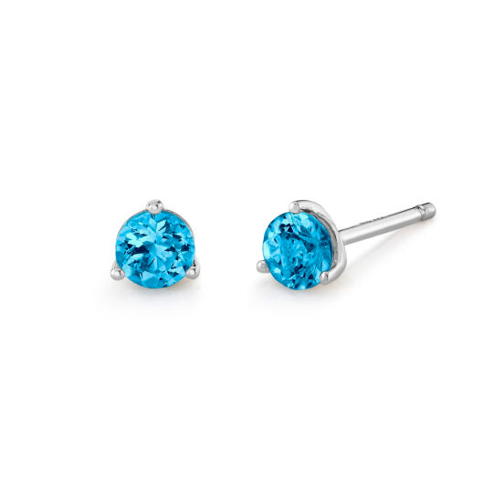Stone Theory Fine Jewelry / Earrings / Gemstone Martini 3 Prong Studs