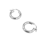 Yellow Jewellery Tiny Sterling Silver Hollow Hoops