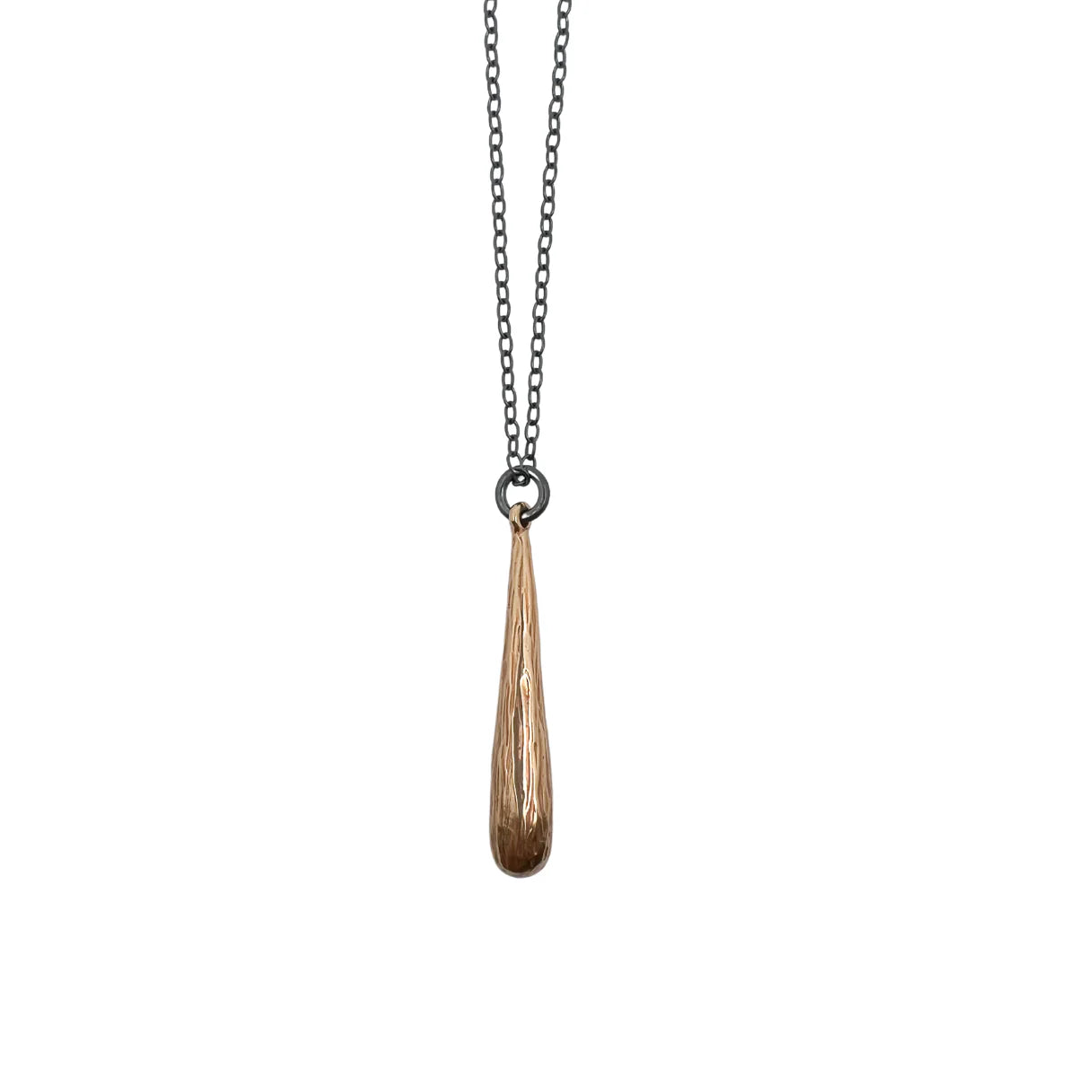 Elina Peduzzi Jewelry / Necklace / Textured Drop Pendant