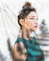 Siri Hansdotter / Earrings / Box Hoop Studs