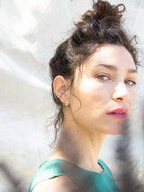 Siri Hansdotter / Earrings / Box Hoop Studs