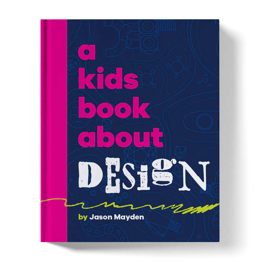 This is a book about design and exists to unlock the design potential within every kid.
