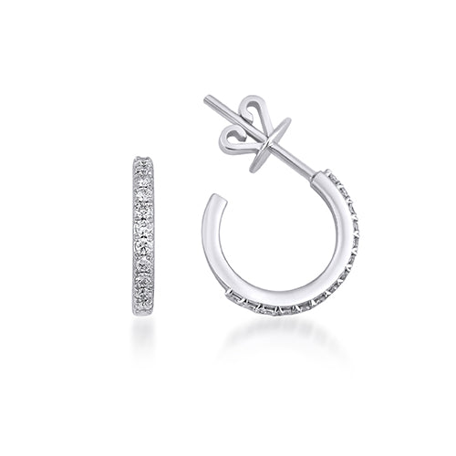Betul Malik Fine Jewelry / Earrings / Per Diem Diamond Hoop Studs